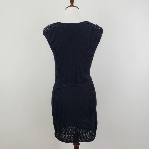 VS Moda International Black Studded Crochet Dress - Picture 9 of 12